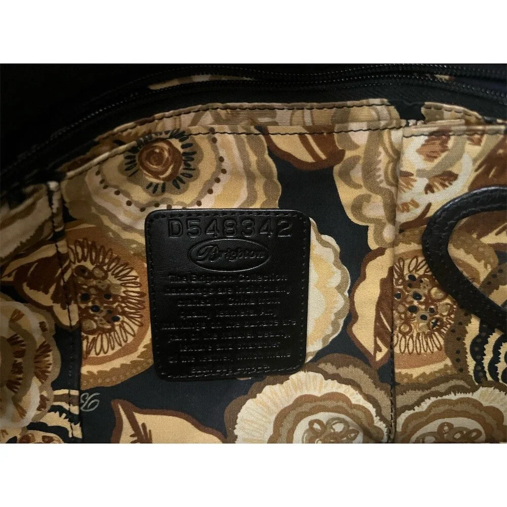 Brighton Masterpiece Collection Shoulder Bag Womens Large Black